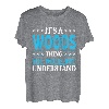 It's A Woods Thing Nachname Lustiges Team Familie Nachname Woods T-Shirt