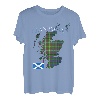 Schottischer Clan aus Holz, Schottenkaro, Schottland T-Shirt