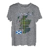 Schottischer Clan aus Holz, Schottenkaro, Schottland T-Shirt